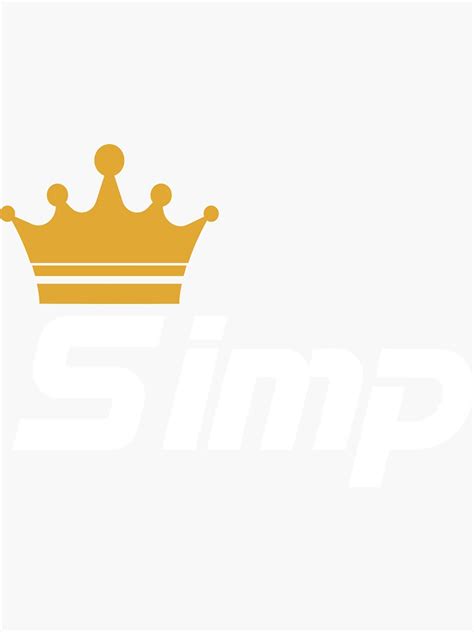 Certified Simp Sticker By Mlg1103 Redbubble