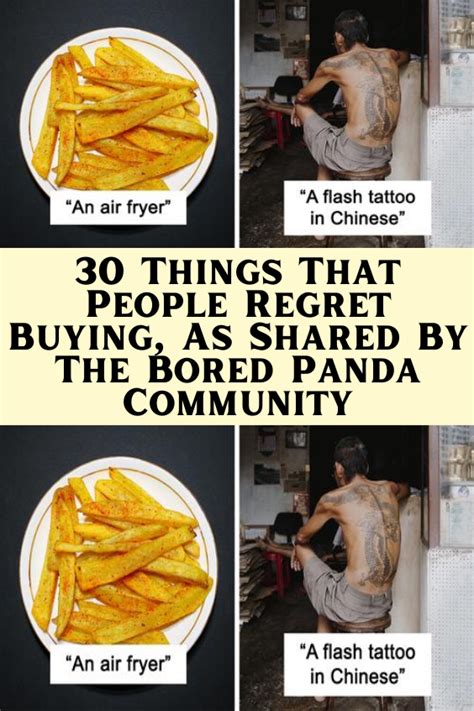 30 Things That People Regret Buying As Shared By The Bored Panda Community In 2023 Bored