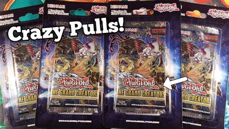 Yu Gi Oh The Grand Creators Booster Packs Opening Crazy Pulls