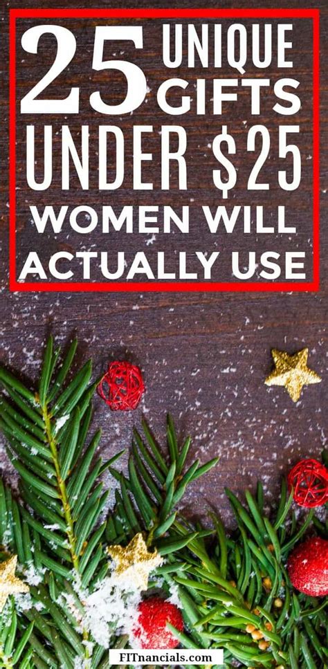 And for more great gifts they're sure to love, check out these 25 subscription boxes that make amazing holiday gifts. 25 Unique Gifts Under $25 Women Will Actually Use | Unique ...