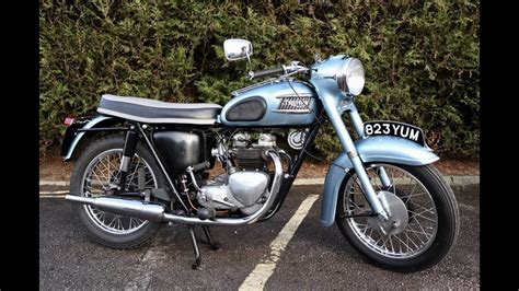 1962 Triumph 3tat21 350cc Classic British Motorcycle For Sale Youtube