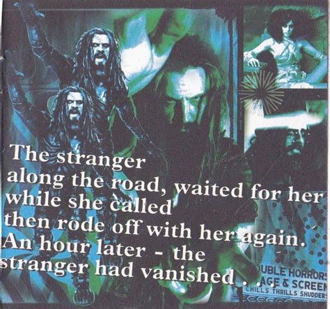 Rob Zombies Band Sticker Album Cover Art Heavy Metal Music Gothic Creep Stranger Album Cover