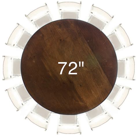 72″ Round Plywood Table American Party Rentals