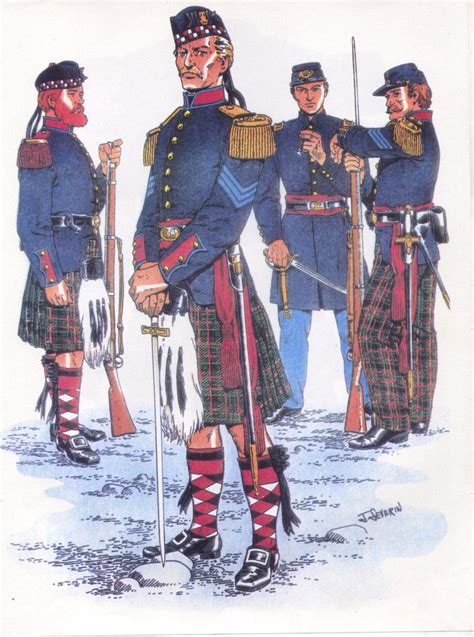 Uniforms Of The 79th New York During The Civil War American Civil War