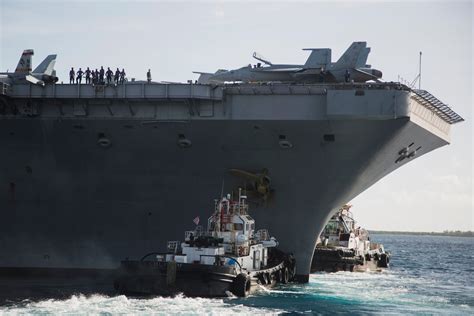 Uss Theodore Roosevelt As Aircraft Carrier Heads To Sea After