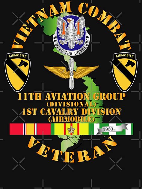 Army Vietnam Combat Cavalry Veteran W 11th Aviation Group 1st Cav