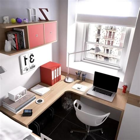 Elegant Study Table For Modern Teen Bedroom Interior Design Ideas