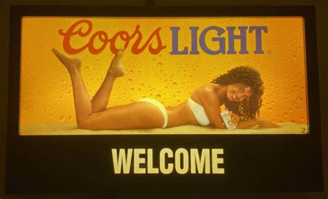 Vintage Coors Beer Advertising Cardboard Display Sign W High Country