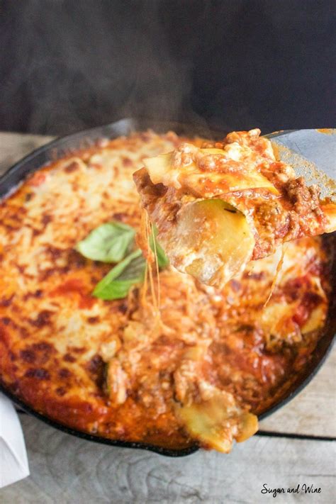 Easy Zucchini Skillet Lasagna Recipe Lasagna