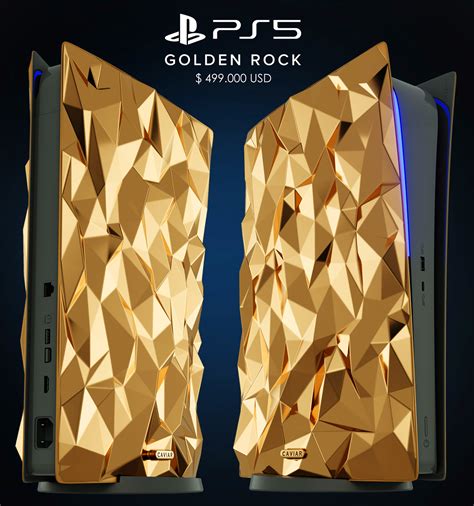 Caviars Playstation 5 Golden Rock Edition Has 99 Pounds Of Gold