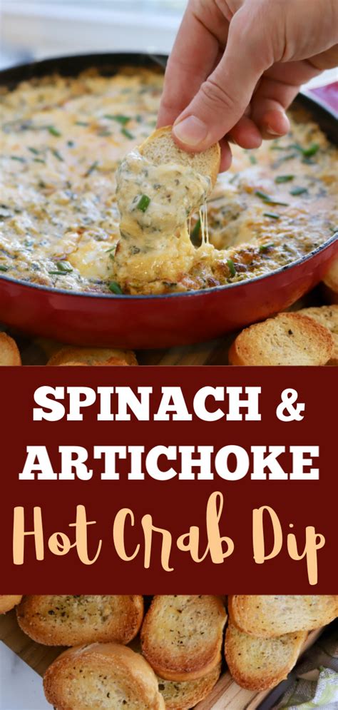Spinach And Artichoke Hot Crab Dip Recipe