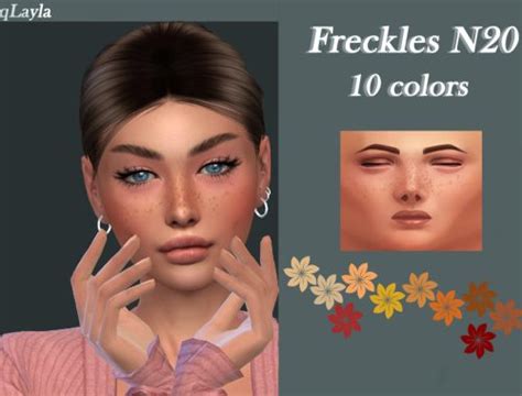 Imf Soft Face Freckles N08 The Sims 4 Catalog
