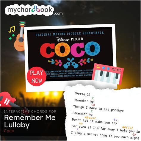 Coco Remember Me Lullaby Chords
