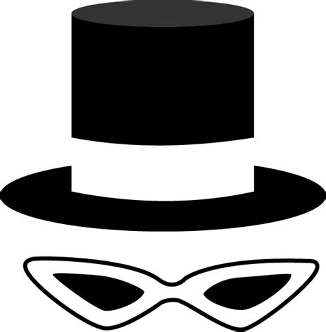 Tuxedo Mask Vector Icon Free Download Svg And Png