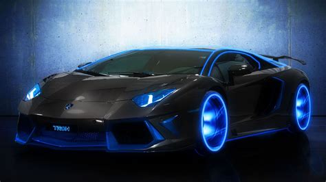 Lamborgini Lamborghini Blue Light Aventador Wallpapers