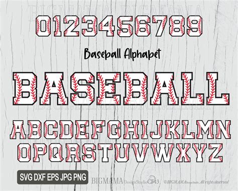 Baseball Font Svgvarsity Letterscollege Alphabet Etsy