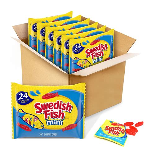 Party Favors Swedish Fish Gummy Candies Wittyprintables