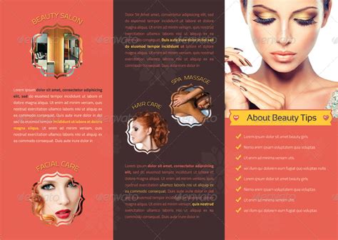21 Beauty Salon Brochures Designs And Examples Psd Ai 727