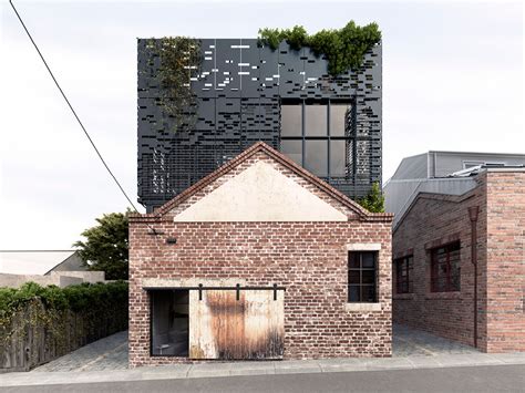 These Warehouse Homes Have A Original Metal Brick Facade