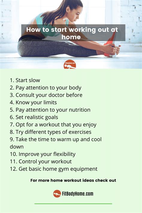 How To Start Working Out At Home For Beginners Fitbodyhome