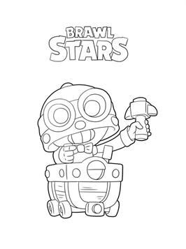 Leon is a legendary brawler who has the ability to briefly turn invisible to his enemies using his super. Kids-n-fun.com | 26 coloring pages of Brawl Stars