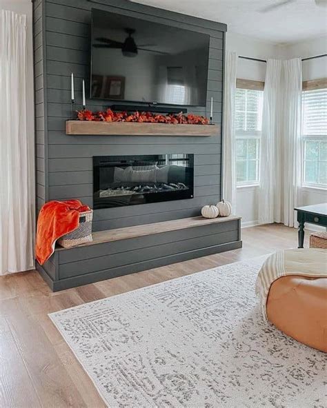 21 Unique And Modern Shiplap Fireplace Ideas To Make Your Own Mama