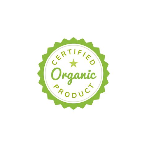 Certified Organic Product Stamp Emblem Illustration Download Free