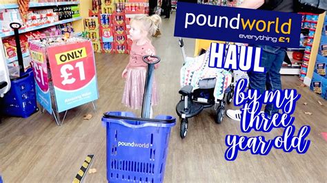 Poundworld Haul October 2017 By A Three Year Old Youtube