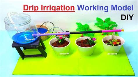 Drip Irrigation Working Model For Science Exhibition Science Project