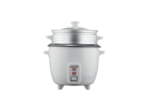 Brentwood Ts 180s 8 Cup Rice Cooker And Food Steamer White