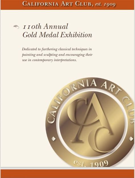110th Annual Gold Medal Exhibition Catalog California Art Club