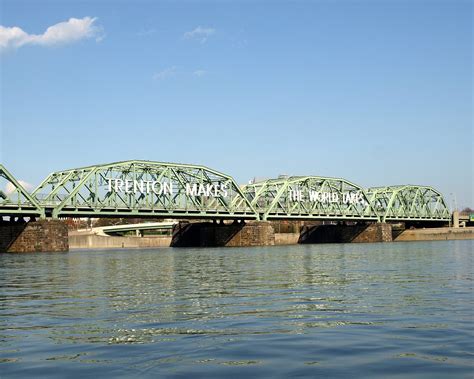 Lower Trenton Bridge Over The Delaware River Pennsylvania Flickr