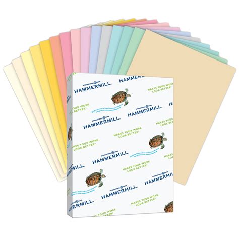 Hammermill 103176 8 12 X 11 Ivory Case Of 20 Recycled Colored Copy