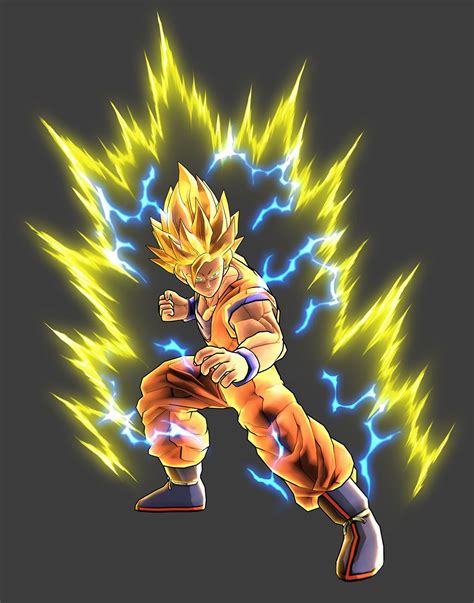 Super Saiyan 2 Goku Art Dragon Ball Z Battle Of Z Art Gallery Em