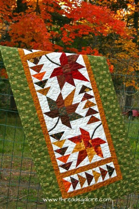 Fall Quilt Table Runner T For Grandma Fall Quilts Quilted