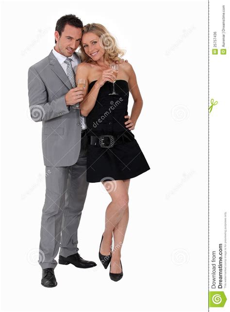 Man And Woman In Party Clothes Stock Photo Image 25757436