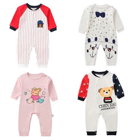 Pure Cotton Baby Clothing Spring Autumn Long Sleeve Newborn Baby