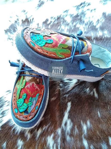 Womens Hey Dudes Shoes Cactus Hey Dudes Western Hey Etsy