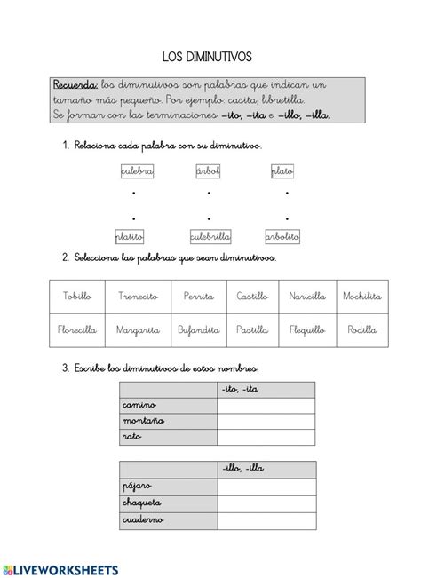 The Spanish Language Worksheet For Students