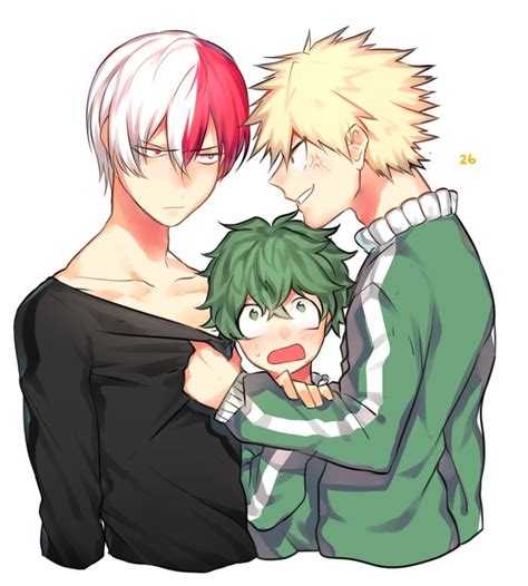 40 Best Images About Bakugou X Midoriya X Todoroki On