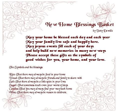 Housewarming Basket Poem Housewarming Quotes House Warming Ts