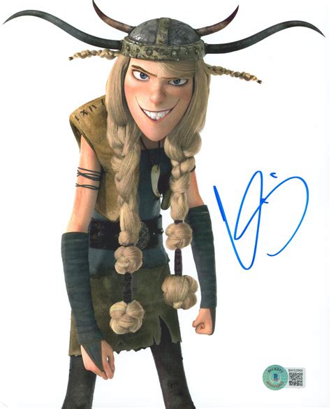 Kristen Wiig How To Train Your Dragon Authentic Signed X Photo Bas Ba Autographia