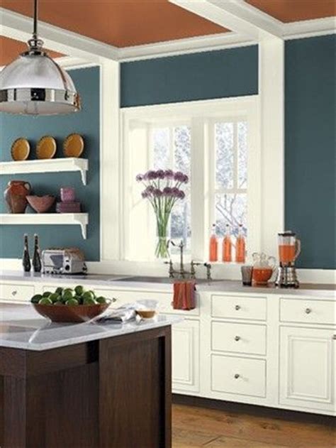 Benjamin Moore Yorktowne Green_HC-133 | Orange kitchen walls, Paint for