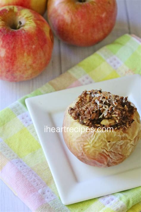 Baked Apples Stuffed With Oatmeal I Heart Recipes