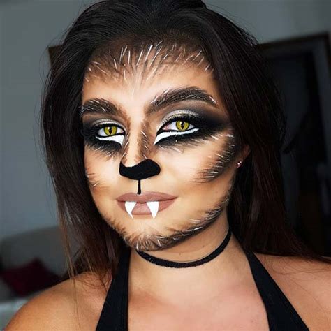 Check out this easy wolf costume and halloween makeup, and many other easy halloween costume ideas for kids and adults! 61 Easy DIY Halloween Makeup Looks | Page 3 of 6 | StayGlam