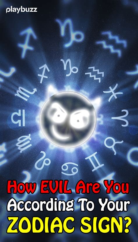 What zodiac sign are you quiz. How Evil Are You According To Your Zodiac Sign? Playbuzz ...