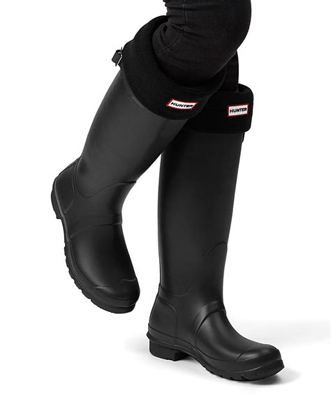 hunter women s original classic tall rain boots waterproof size 8 black matte ebay