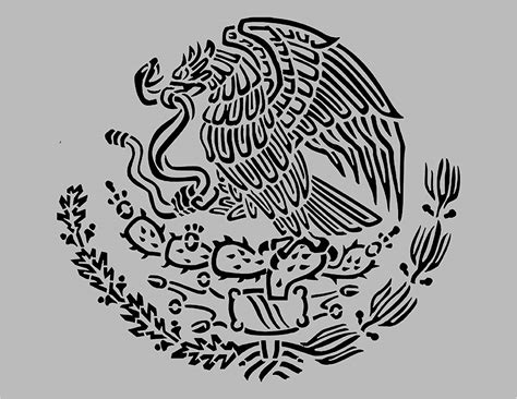Mexican Flag Stencil Reusable Stencil 85 X 11 Sheet