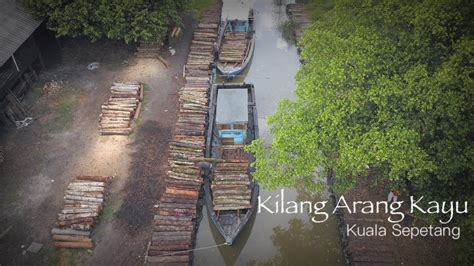 Kilang Arang Kayu Kuala Sepetang Charcoal Factory From Aerial Youtube