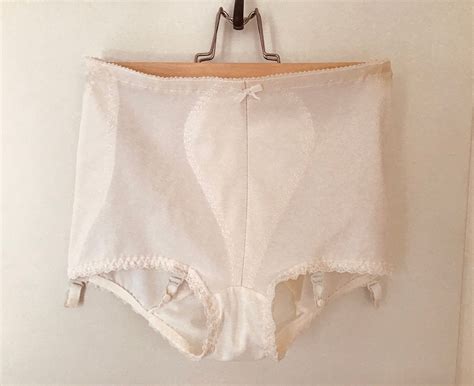 Vintage Panty Girdle 80s White As New Girdle Vintage Etsy